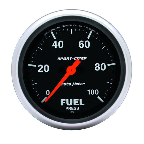 2-5/8 in. FUEL PRESSURE 0-100 PSI SPORT-COMP - greatparts