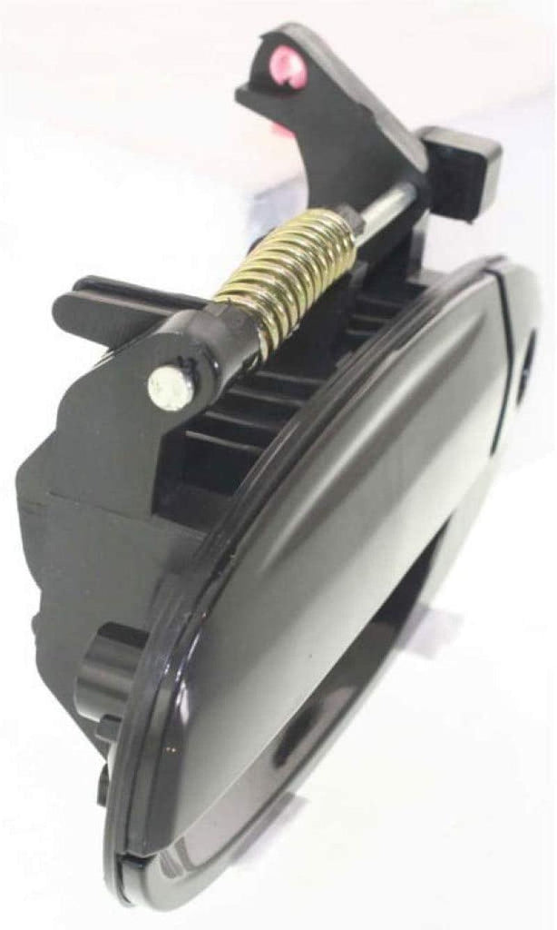 for Pontiac G3 Exterior Door Handle Front, Driver Side Smooth Black 2009-2010 | with Key Hole | Trim: Base | GM1310173 | 96409548