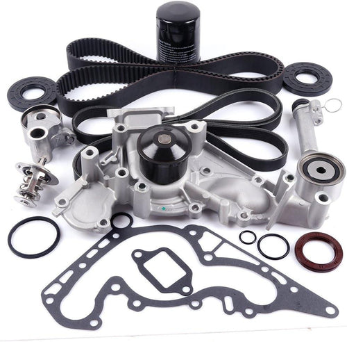 Timing Belt with Water Pump Kit,  Automotive Replacement Timing Kits for 1998-2004 Fit for LEXUS LX470 2002-2004 Fit for TOYOTA Sequoia 4.7L V8 DOHC