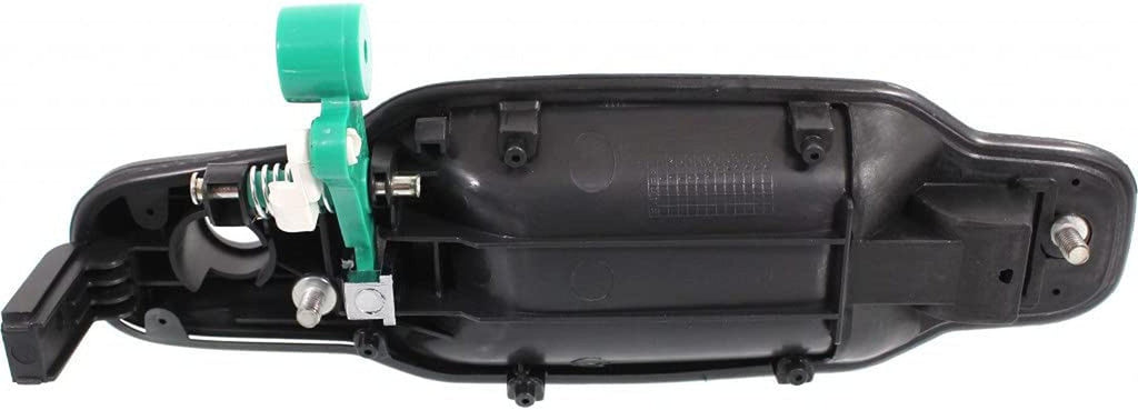 for Kia Sorento Exterior Door Handle Front, Driver Side Primed Bezel with Chrome Lever (2003-2009) | with Key Hole | Trim: EX | KI1310112 | 826503E021XX