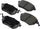 Silver 14D969CH Ceramic Front Disc Brake Pad Set