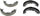 B844 Autospecialty Parking Brake Shoe