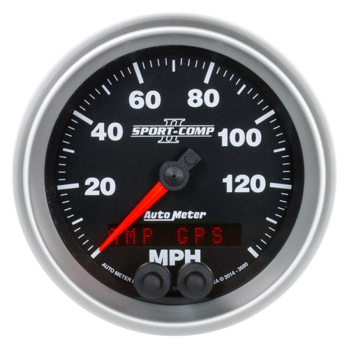 3-3/8 in. GPS SPEEDOMETER 0-140 MPH SPORT-COMP II - greatparts