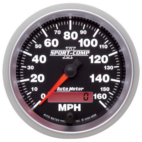 3-3/8 in. SPEEDOMETER 0-160 MPH SPORT-COMP II - greatparts