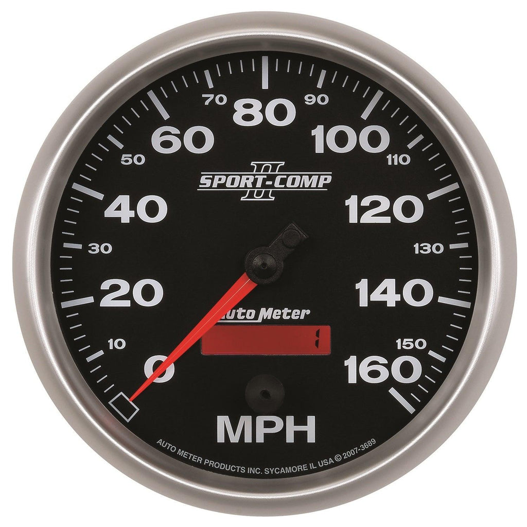 5 in. SPEEDOMETER 0-160 MPH SPORT-COMP II - greatparts
