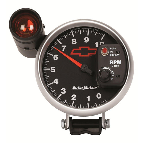 5 in. PEDESTAL TACHOMETER 0-10000 RPM GM BLACK - greatparts