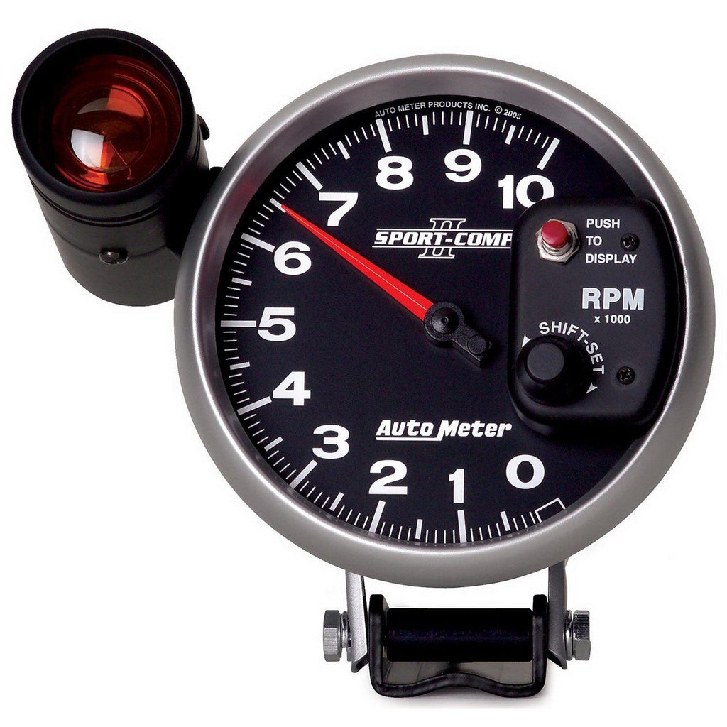 5 in. PEDESTAL TACHOMETER 0-10000 RPM SPORT-COMP II - greatparts