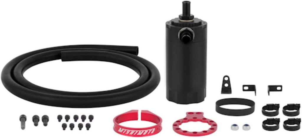 Baffled Oil Catch Can, Red