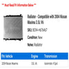 Radiator - Compatible with 2004 Nissan Maxima 3.5L V6