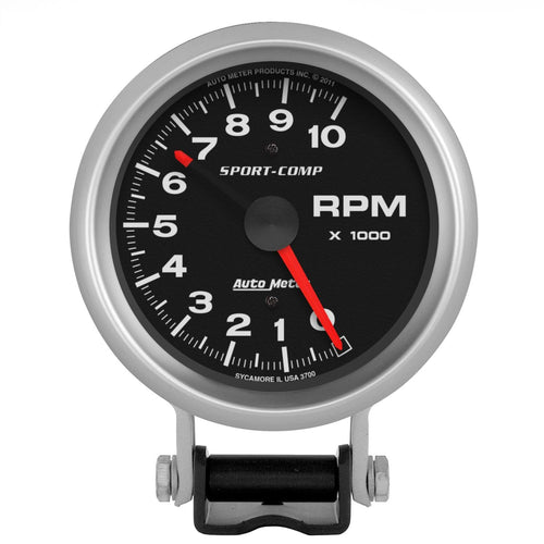 3-3/4 in. PEDESTAL TACHOMETER 0-10000 RPM SPORT-COMP - greatparts