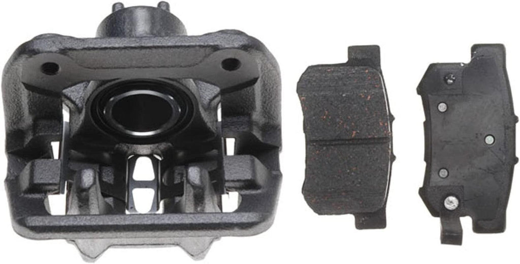 Gold 18R2208 Rear Passenger Side Disc Brake Caliper Assembly with Ceramic Pads (Loaded Non-Coated), Remanufactured