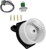 A/C AC Heater Blower Motor W/Fan Cage & Resistor Kit Compatible with Chevy GMC Isuzu