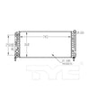 TYC Radiator for Chevrolet 13326