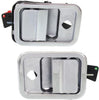 Front Exterior Door Handle Compatible with 2005-2014 Freightliner Argosy and 2005-2011 Freightliner Century Class, Set of 2, Driver and Passenger Side, Chrome