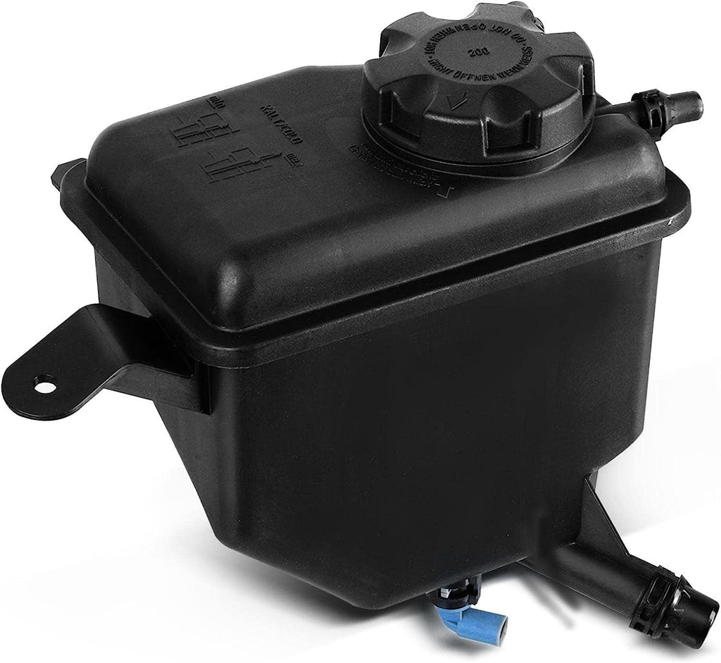 A-Premium Engine Coolant Reservior Tank with [Cap & Sensor] Compatible with BMW E60 E61, 525I 525Xi 528I 528Xi 530I 530Xi 535I 535Xi 545I 550I 645Ci 650I, Replace for 17137542986, 17137519219, 603-351