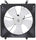 600060 Cooling Fan Assembly Compatible with 1998-2002 Honda Accord, Black
