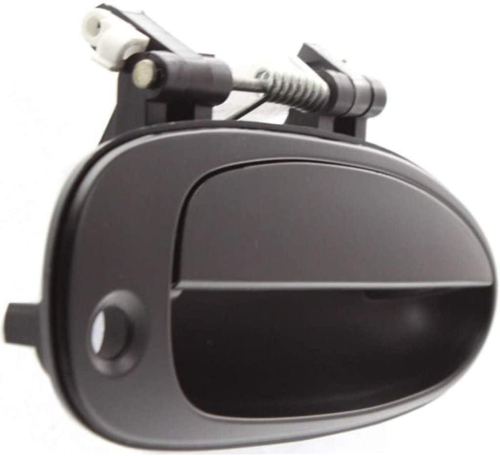 for Kia Sephia Exterior Door Handle Front, Passenger Side Primed (1998-2001) | with Key Hole | Trim:All Submodels | KI1311105 | 0K2A158410XX