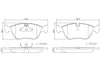 Brembo Front Disc Brake Pad Set for C70, S70, V70, 850 (P86013N)
