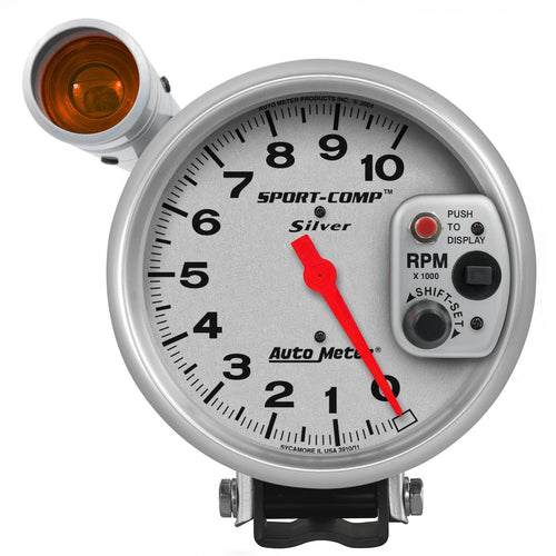 5 in. PEDESTAL TACHOMETER 0-10000 RPM ULTRA-LITE - greatparts