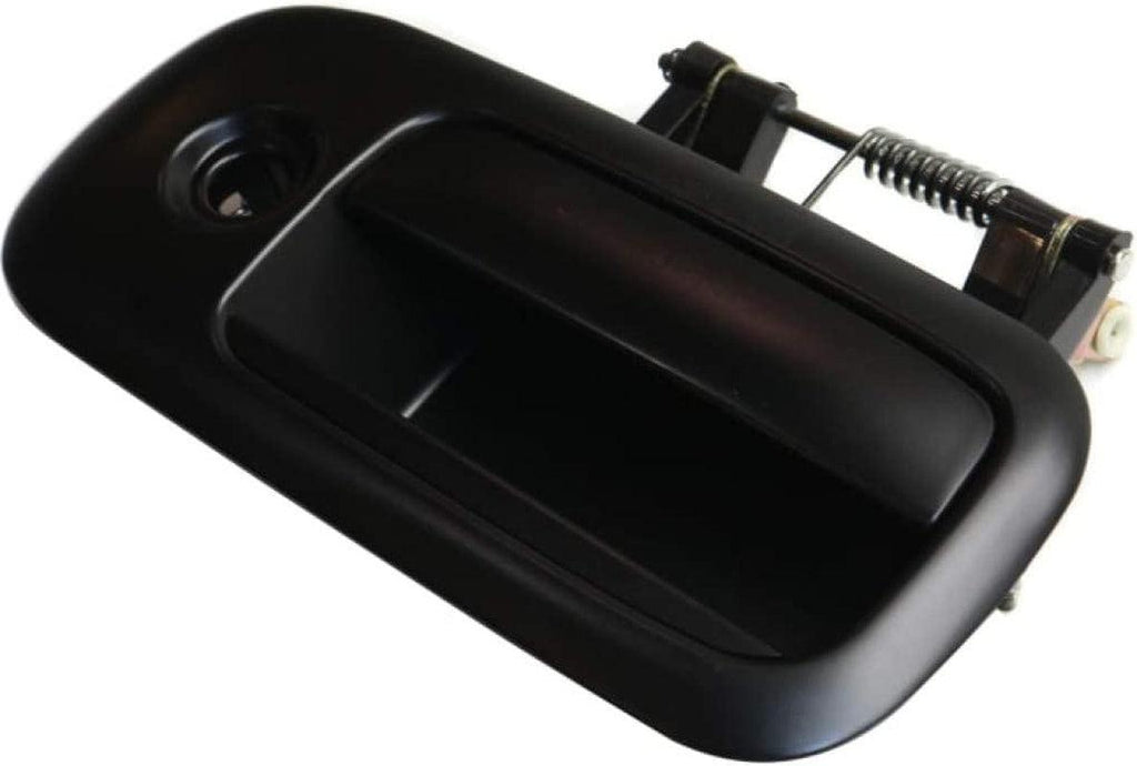 For Chevy Express 1500 Exterior Door Handle Rear Passenger Side - Side Sliding Door Smooth Black 2010-2014 | with Key Hole| Trim: Base/Ls/Lt