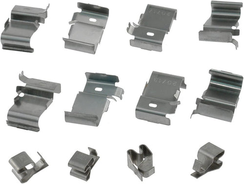 Gold 18K441X Front Disc Brake Caliper Hardware Kit with Clips