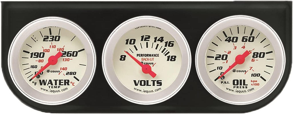 Equus 8200 2" Volt Triple Gauge Kit