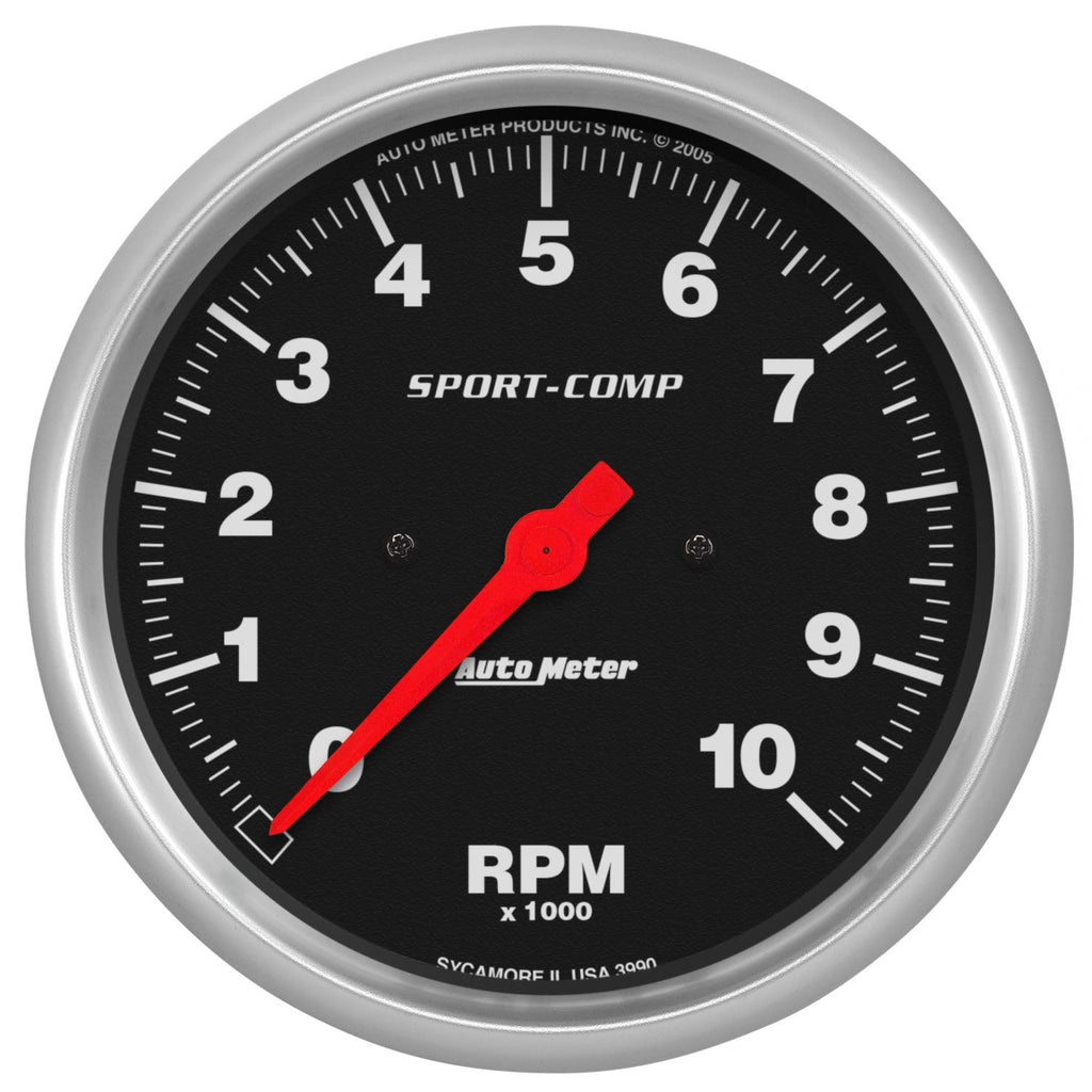 5 in. IN-DASH TACHOMETER 0-10000 RPM SPORT-COMP - greatparts
