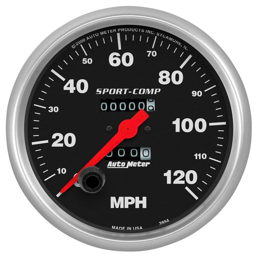 5 in. SPEEDOMETER 0-120 MPH SPORT-COMP - greatparts