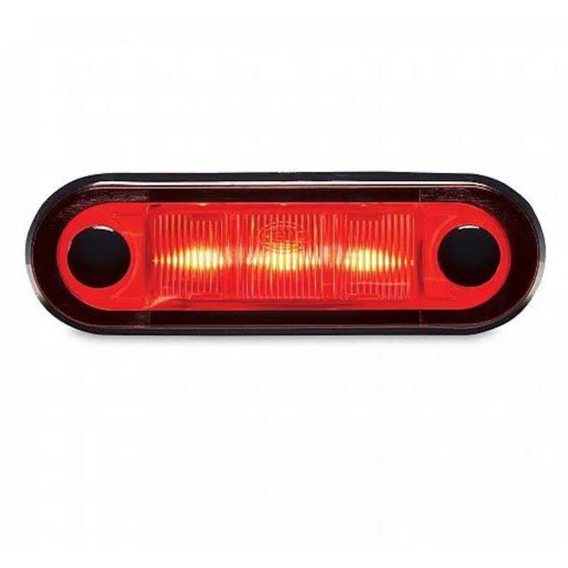 LAMP S/CL MKR 9657 LED RED 24V SAE - greatparts
