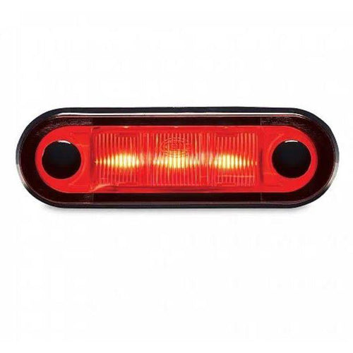 LAMP S/CL MKR 9657 LED RED 24V SAE - greatparts