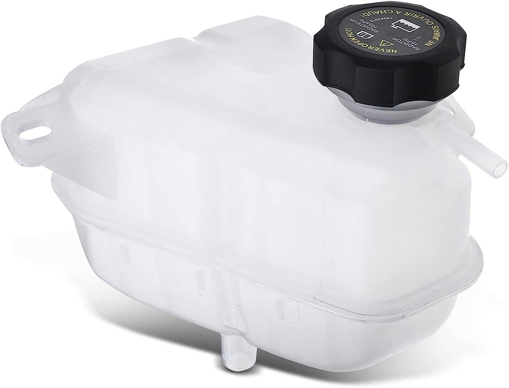 A-Premium Engine Coolant Overflow Recovery Reservoir Tank [With Cap] Compatible with Chevy Malibu 2008-2012 & Pontiac G6 2006-2010 & Saturn Aura 2007-2009, [2.2L 2.4L 3.5L 3.6L], Replace# 25775252