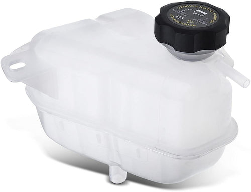 A-Premium Engine Coolant Overflow Recovery Reservoir Tank [With Cap] Compatible with Chevy Malibu 2008-2012 & Pontiac G6 2006-2010 & Saturn Aura 2007-2009, [2.2L 2.4L 3.5L 3.6L], Replace# 25775252