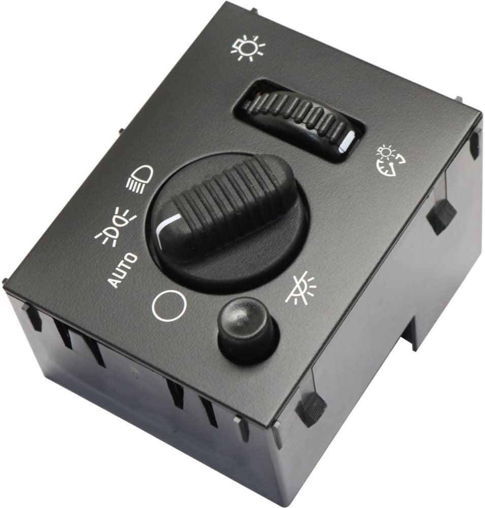 Evan-Fischer Dimmer Switch Compatible with Chevrolet Silverado 03-07 Also Controls Headlight and Dome Light