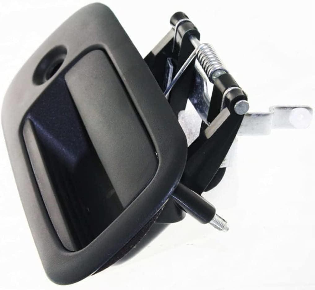 For Chevy Express 2500 Exterior Door Handle Rear Passenger Side - Side Sliding Door Textured Black 1996-2002 | with Key Hole | Trim: Base/Ls | GM1513105 | 15739871