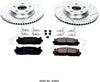 K3053 Front Brake Kit with Drilled/Slotted Brake Rotors and Z23 Evolution Ceramic Brake Pads