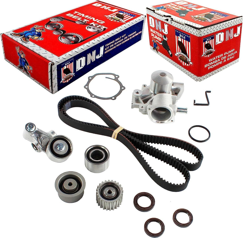 DNJ TBK715WP Timing Belt Kit with Water Pump for 2000-2006 Subaru Baja, Legacy, Outback 2.5L SOHC H4 16V 2458Cc EJ251, EJ252, EJ253, EJ259