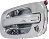 for Cadillac Escalade EXT Exterior Door Handle Front, Driver Side Chrome (2002-2006) | with Key Hole| Trim: Base