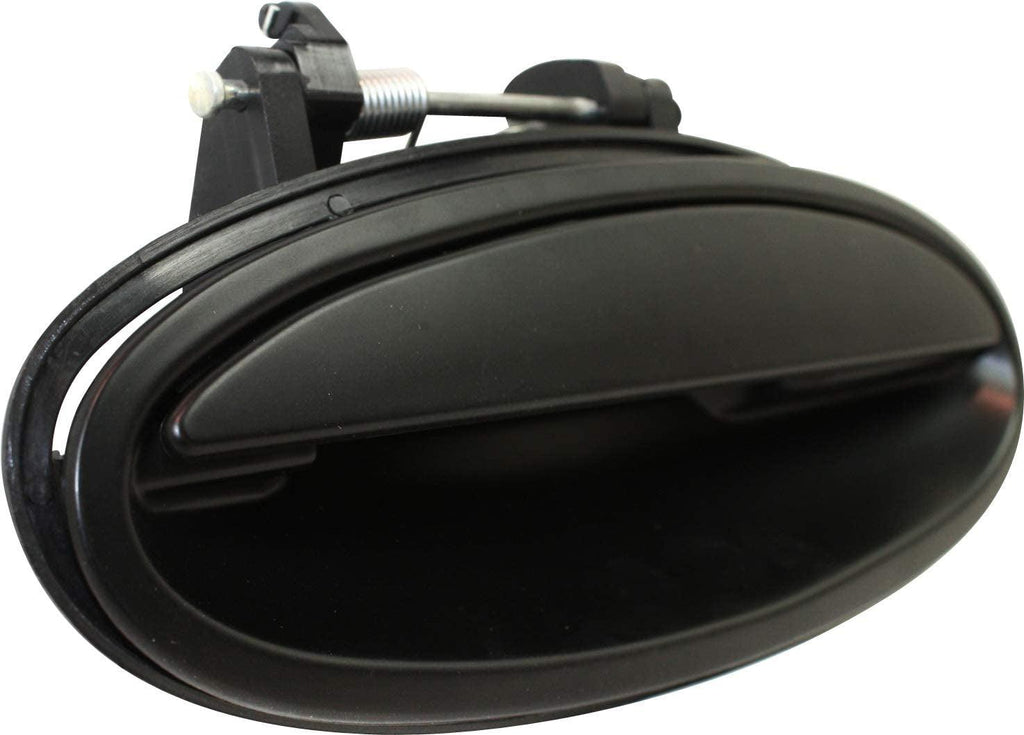 Front Exterior Door Handle Set of 4 Compatible with 1997-1999 Buick Riviera, Fits 1997-1999 Oldsmobile Aurora Smooth Black Driver and Passenger Side