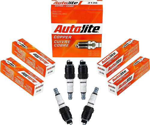Autolite 3136 Copper Non-Resistor Automotive Replacement Spark Plug (1 Pack)