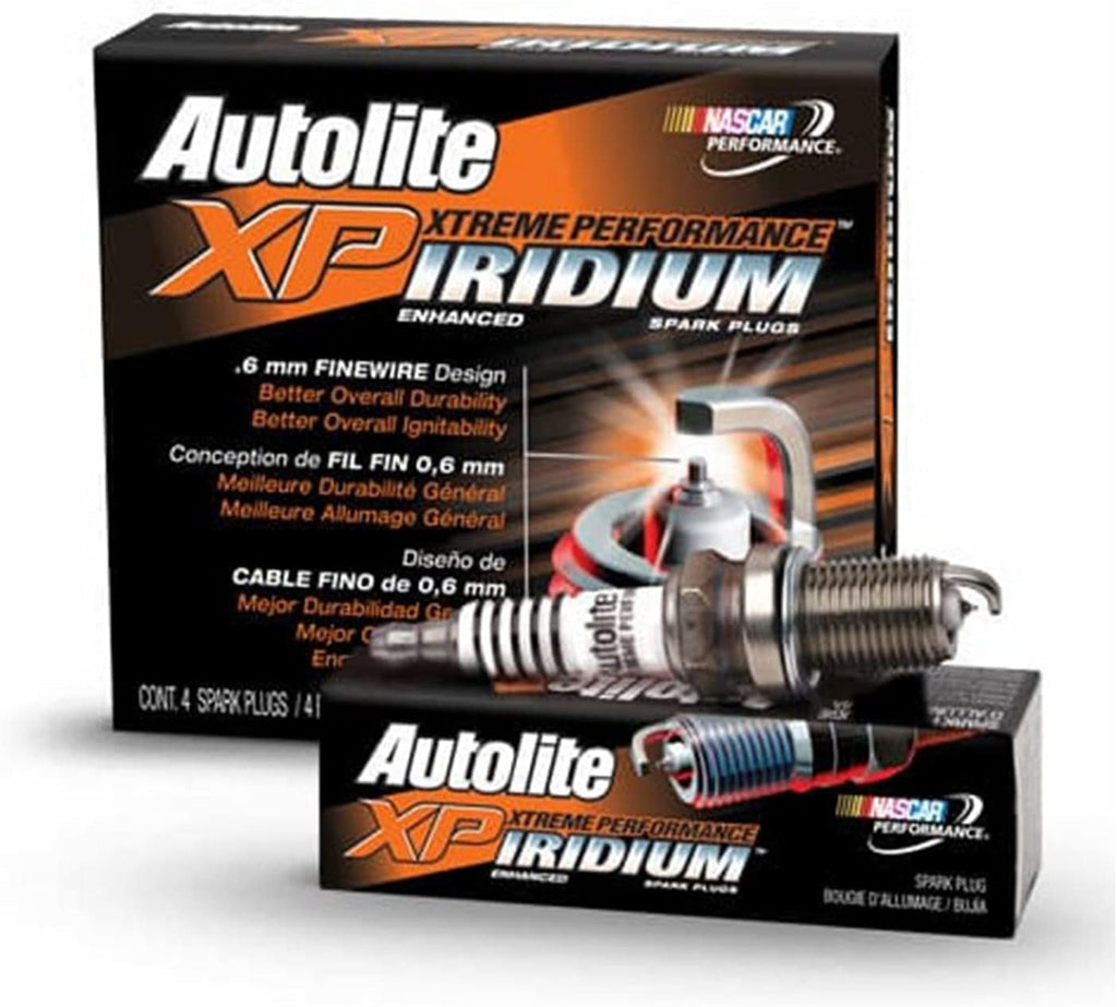 Autolite Iridium XP Automotive Replacement Spark Plugs, XP64 (4 Pack)