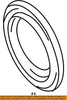 6814 6583AA, Axle Shaft Seal