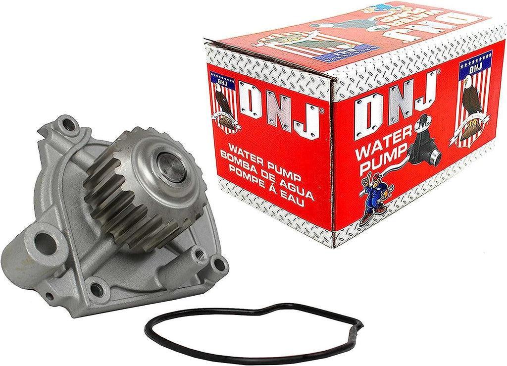 DNJ WP296 Water Pump/For 1992-1995/ Honda/Civic, Civic Del Sol/ 1.5L, 1.6L/ SOHC/ L4/ 16V/ 1493Cc, 97Cid/ D15Z1, D16Z6