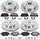 KOE2315 Autospecialty Front and Rear Replacement Brake Kit-Oe Brake Rotors & Ceramic Brake Pads