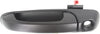for Dodge Ram 1500 Exterior Door Handle 2002-2008 Driver Side Front, Smooth Black | with Key Hole | Trim: All Submodels