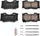 (Z23-1374) Z23 Evolution Sport Brake Pads, Front