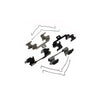 Carlson Disc Brake Caliper Abutment Service Kit for Quest, MDX P855A
