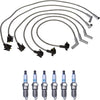 Denso Wire Set 8Mm & 6 Iridium Long Life Spark Plugs 0.040 Kit for Ford 4.2L V6