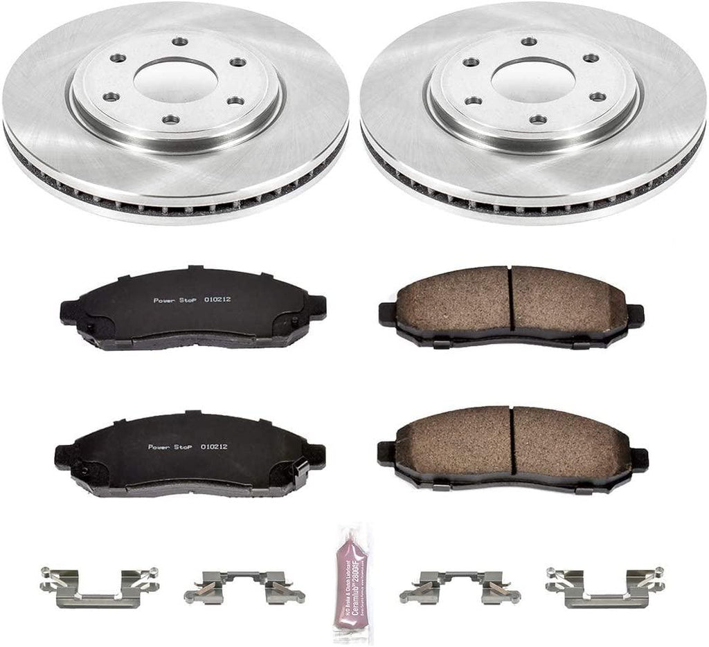KOE4611 Autospecialty Front Replacement Brake Kit-Oe Brake Rotors & Ceramic Brake Pads