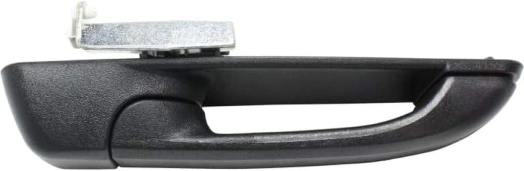 Compatible with Ram 2500 2011-2017 Exterior Door Handle Passenger Side Front or Rear Textured Black | Trim:All Submodels | CH1311160 | 55112384AD