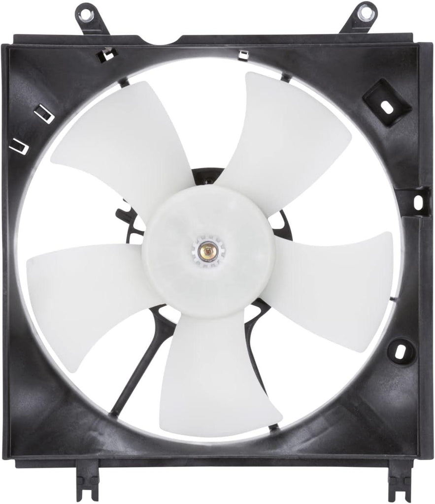 600460 Cooling Fan Assembly Compatible with 2001-2005 Toyota Rav4, Black